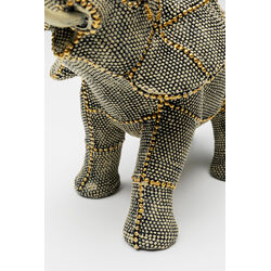 Deko Figur Walking Elephant Pearls 24cm