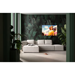 56453 - Quadro incorniciato LED Jetset Lean Lady 120x80cm