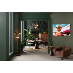 56454 - Quadro incorniciato LED Jetset Pose Lady 120x80cm