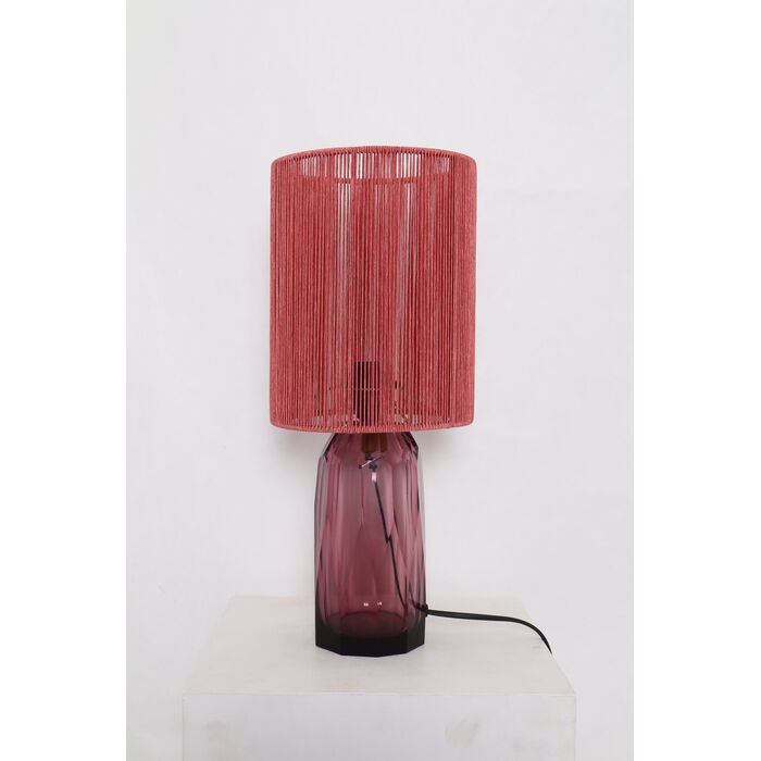 Tischleuchte Vecchio Pink 42cm