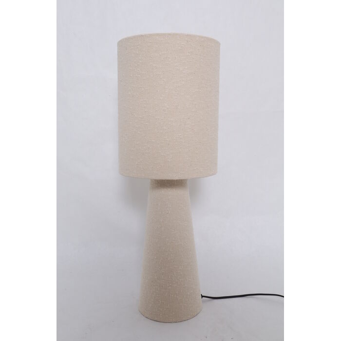 Tischleuchte Marleen Beige Boucle 60cm