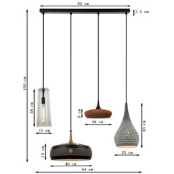 Hängeleuchte Melange Dining 107cm