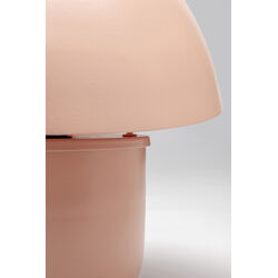 Table Lamp Mushroom Matt Peach 27cm