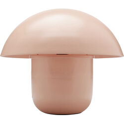 Table Lamp Mushroom Matt Peach 27cm