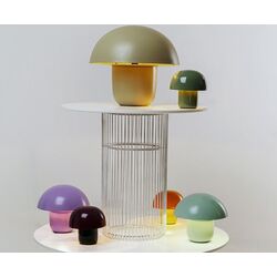 56508 - Lámpara mesa Mushroom Matt Verde claro 44cm