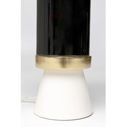 Lampe à poser Josy blanc-noir 51cm