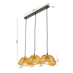 Hängeleuchte Aloha Drop Tre 80cm