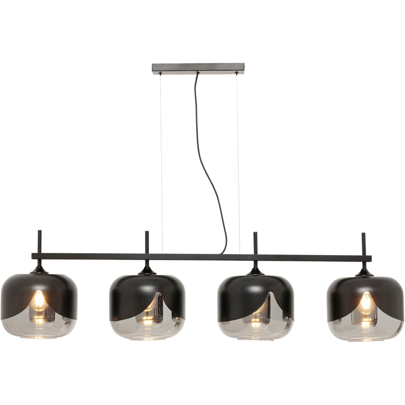 [56556] Lámpara de techo Smoke Goblet Quattro Ø25cm