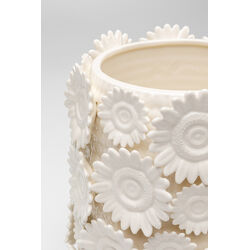 Vase Sunflowers Weiß 30cm