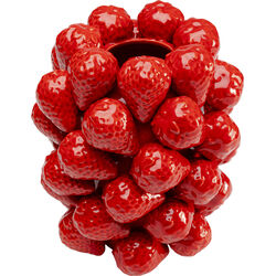 Vase Strawberries Red 24cm