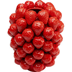 Jarrón Strawberries rojo 30cm