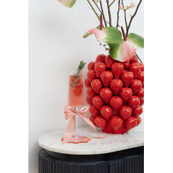 Vase Strawberries Rot 30cm
