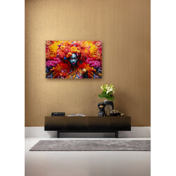 56573 - Glasbild Flowers Dream Women 80x120cm