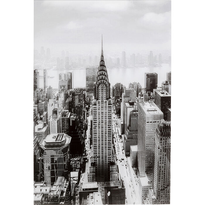 Glass Picture Manhattan View 120x80cm