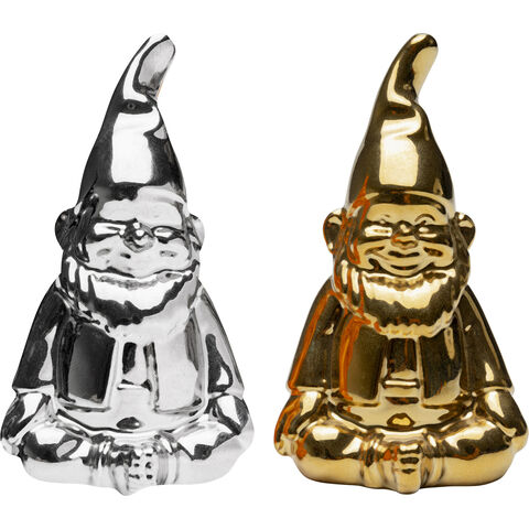 Salt and Pepper Nomo plateado y dorado (2Set)