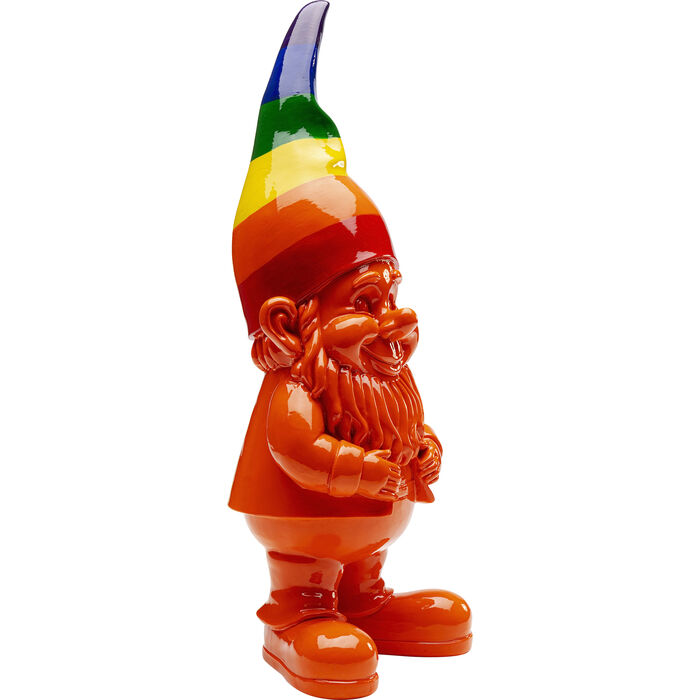 Figurina decorativa Nano Rainbow arancione 46cm