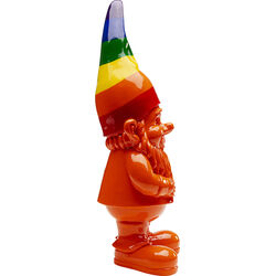 Figurina decorativa Nano Rainbow arancione 46cm