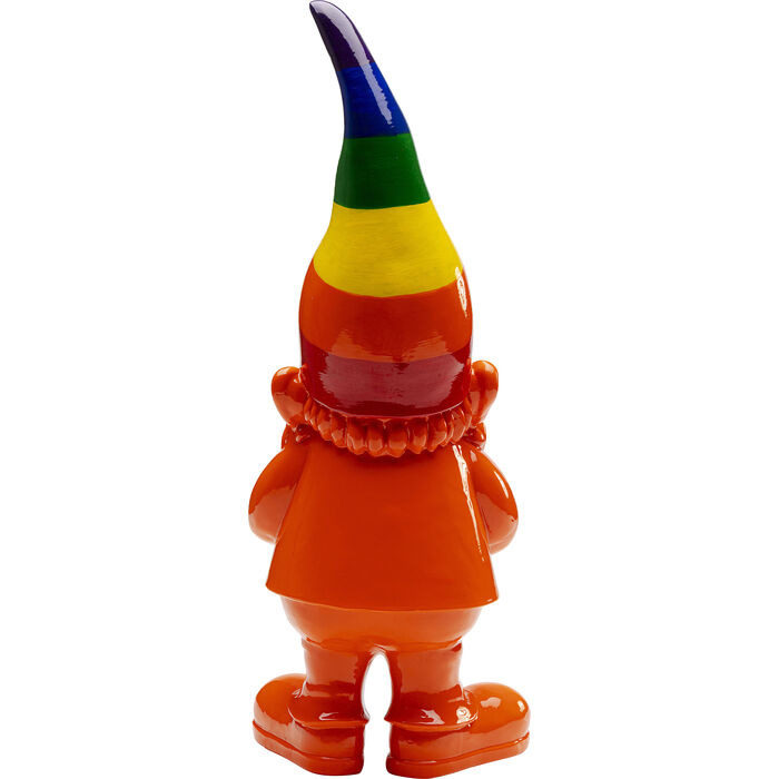 Figurina decorativa Nano Rainbow arancione 46cm