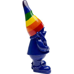 Deko Figur Zwerg Rainbow Blau 21cm