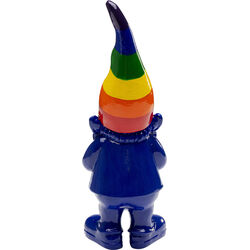 Deko Figur Zwerg Rainbow Blau 21cm