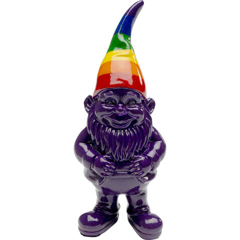 Figurine décorative Nain Rainbow violet 11cm