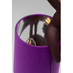 Lampada da tavolo Animal Rabbit rosso/viola 50cm