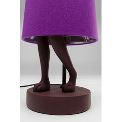 Lampada da tavolo Animal Rabbit rosso/viola 50cm