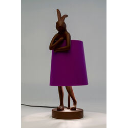 Lampada da tavolo Animal Rabbit rosso/viola 50cm