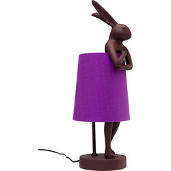 Lampada da tavolo Animal Rabbit rosso/viola 50cm