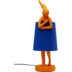 Table Lamp Animal Rabbit Orange/Blue 50cm