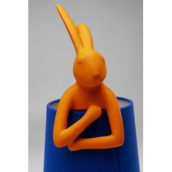 Lámpara de mesa Animal Rabbit naranja/azul 50cm