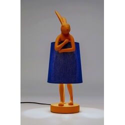 Lámpara de mesa Animal Rabbit naranja/azul 50cm