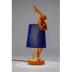 Lámpara de mesa Animal Rabbit naranja/azul 50cm