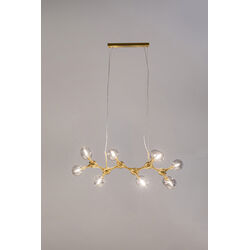 Lampadario Atomic Balls ottone 190cm