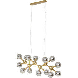 Lampadario Atomic Balls ottone 190cm