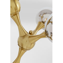 Floor Lamp Atomic Balls Brass 174cm