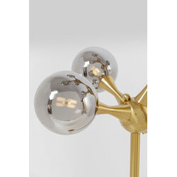 Floor Lamp Atomic Balls Brass 174cm