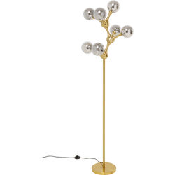 Floor Lamp Atomic Balls Brass 174cm