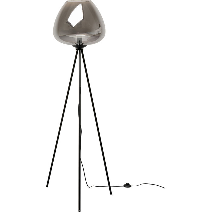 Floor Lamp Sphere Smoke 146cm