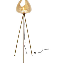 Floor Lamp Sphere Amber 146cm