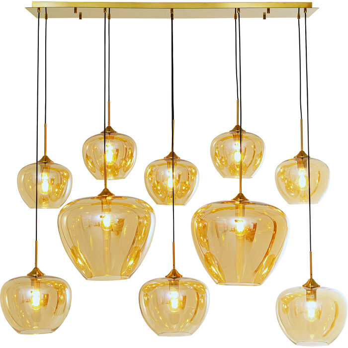 Pendant Lamp Sphere Amber 160cm