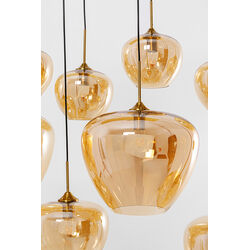 Pendant Lamp Sphere Amber 160cm