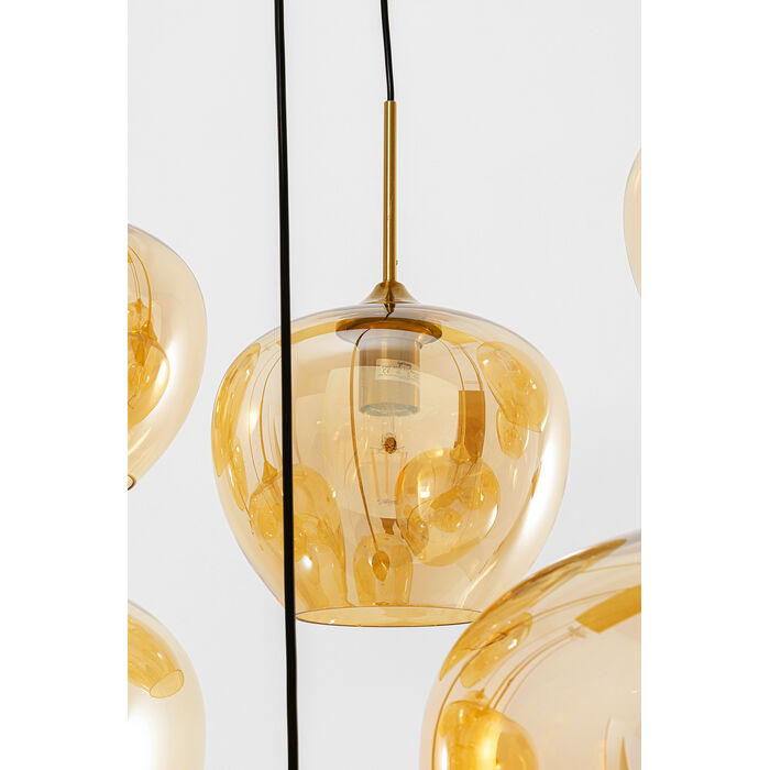 Pendant Lamp Sphere Amber 160cm