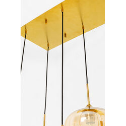 Pendant Lamp Sphere Amber 160cm