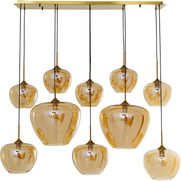 Pendant Lamp Sphere Amber 160cm