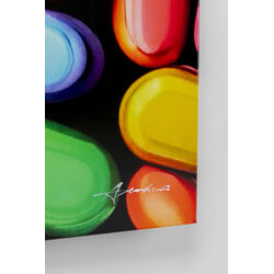 Leinwandbild Pastilla Colore 70x140cm