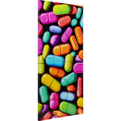 Leinwandbild Pastilla Colore 70x140cm
