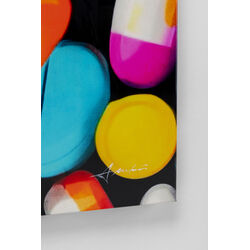 Leinwandbild Pastilla Stripes 70x140cm