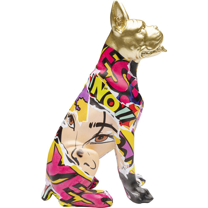 Deko Figur Graffiti Dog 31cm