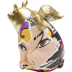 Deko Figur Graffiti Flying Pig 16cm